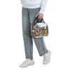 Custom D-Digimons Lunch Bag Men Women Cooler Thermal Insulated Lunch Boxes for School
