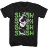 Slash Repeat Jamming On Stage Разбить Стекло Мужская Футболка Музыкальная Мерч Метал-Группы