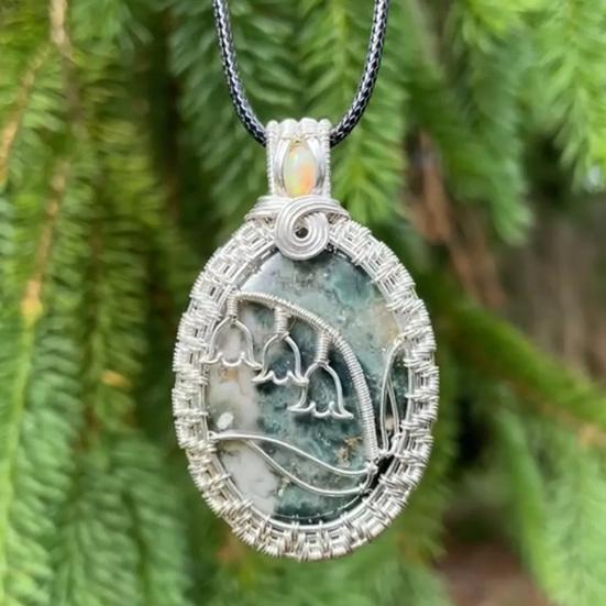 Ожерелье-подвеска ручной работы, привлекательное, элегантное, женское, ручной работы, подарочное на День матери, день рождения