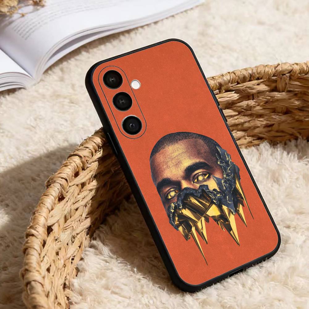 Чехол для телефона Singer Rapper K-kanye для Samsung Galaxy A13,21s,22,31,32,52,53,71,72,73, Мягкий черный чехол
