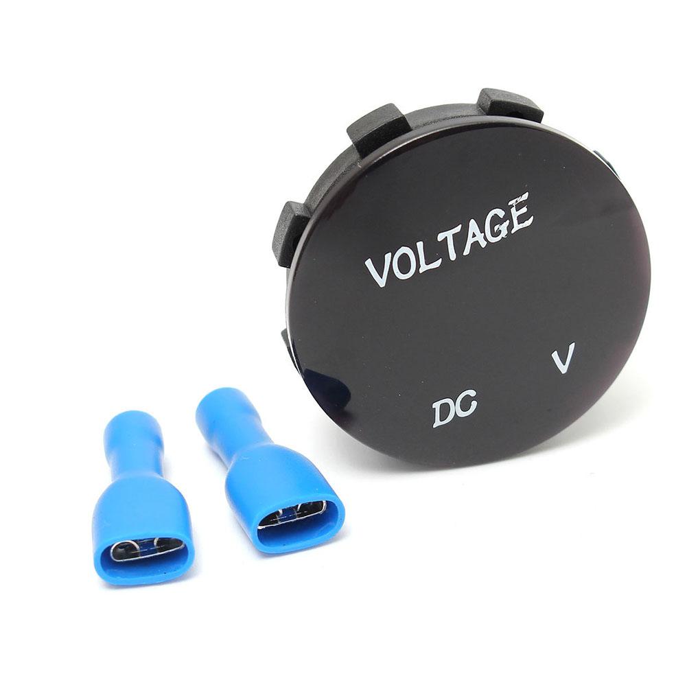 1PCS DC 12V 24V Car Replacement Voltmeter Meter Digital LED Voltmeter Automobile Battery Voltmeter Power Tool Accessories
