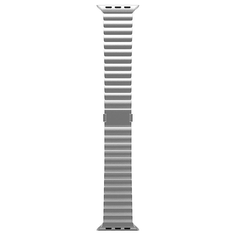Для Apple Watch Ultra 3 2 1 49 мм / Series 11 10 46 мм / 9 8 7 45 мм / SE3 SE2 SE 6 5 4 44 мм / 3 2 1 42 мм Титановый сплав Ремешок для часов Магнитная застежка