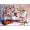 Flower DIY 5D Diamond Painting Full Round Drill Landscape Diamond Embroidery Rhinestones Mosaic Cross Stitch Home Decor Gift