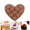 Новые силиконовые формы в форме сердца для помадки, шоколадная форма для кухни, 1 шт.
