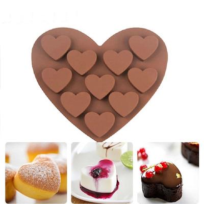 Новые силиконовые формы в форме сердца для помадки, шоколадная форма для кухни, 1 шт.