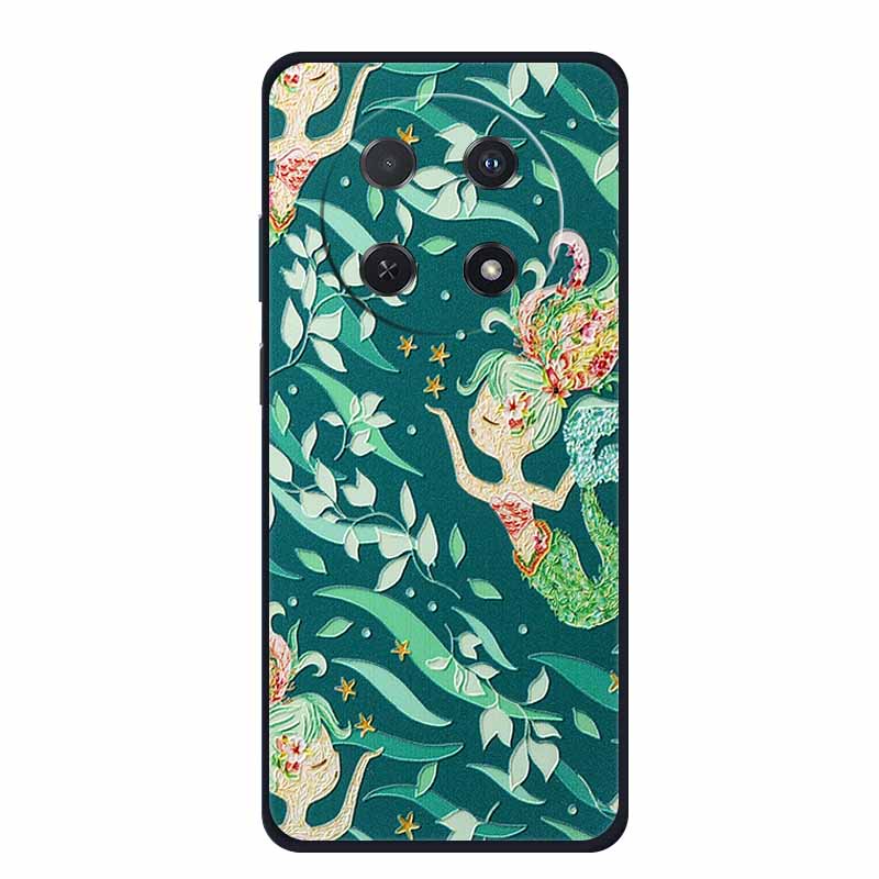 3D Тисненый Чехол Для Huawei Nova 14i Чехол Для Телефона Coque Цветы Силиконовый Мягкий Задний Чехол Для Huawei Nova 13i Y91 12i Чехол Funda Para