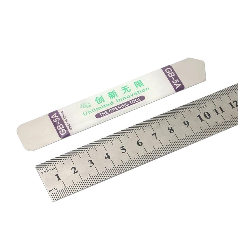 5PCS Flat Spudger Soft Thin Opening Pry Tool Metal Bar Opener for Mobile Phone Broken Screen Glue Removal Opening Tools
