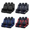 Universal PU Leather Car Seat 9-Piece Set - All-Season Style