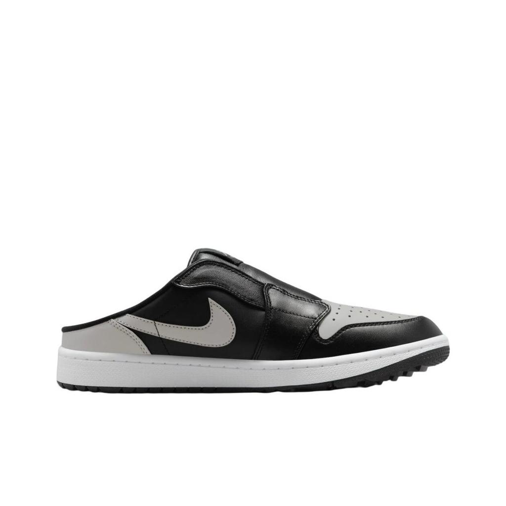 Кроссовки Air Jordan 1 Mule Golf Shadow Unisex, черные, средне-серые, белые FJ1214-003