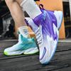 Mandarin Duck Basketball Shoes Boys Shoes High Top 12 Sports Shoes 15 Years Old Youth Training Sports Actual Combat Blue Sneakers