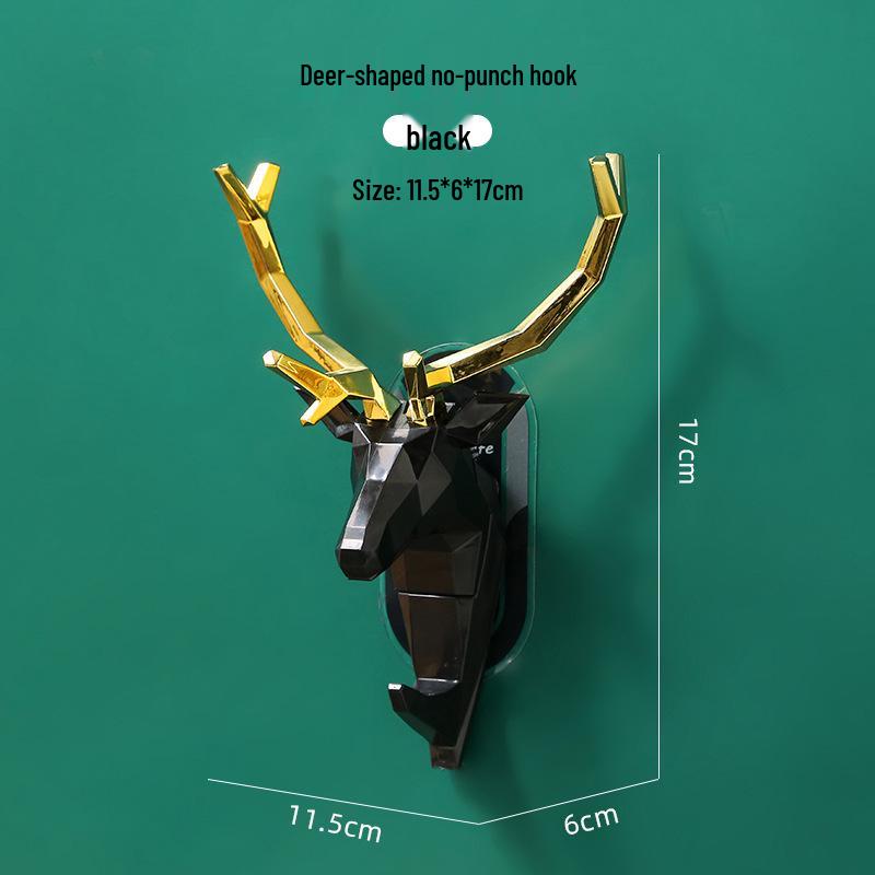 Клейкий крючок Antler без сверления: Бесследный крючок для хранения в ванной, кухне и на двери