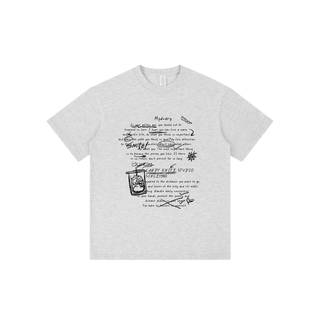 Абрикосовая футболка American Graffiti - Унисекс, свободный крой, короткий рукав, 100% хлопок