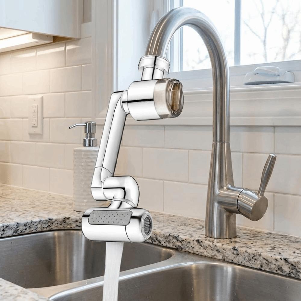 Solid Brass Construction Faucet Extension Sprayer Flexible Faucet Arm Bathroom Basin