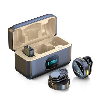 Беспроводной микрофон One-Trigger-Two 2,4G с магнитным креплением и зажимом для микрофона для шума смартфона