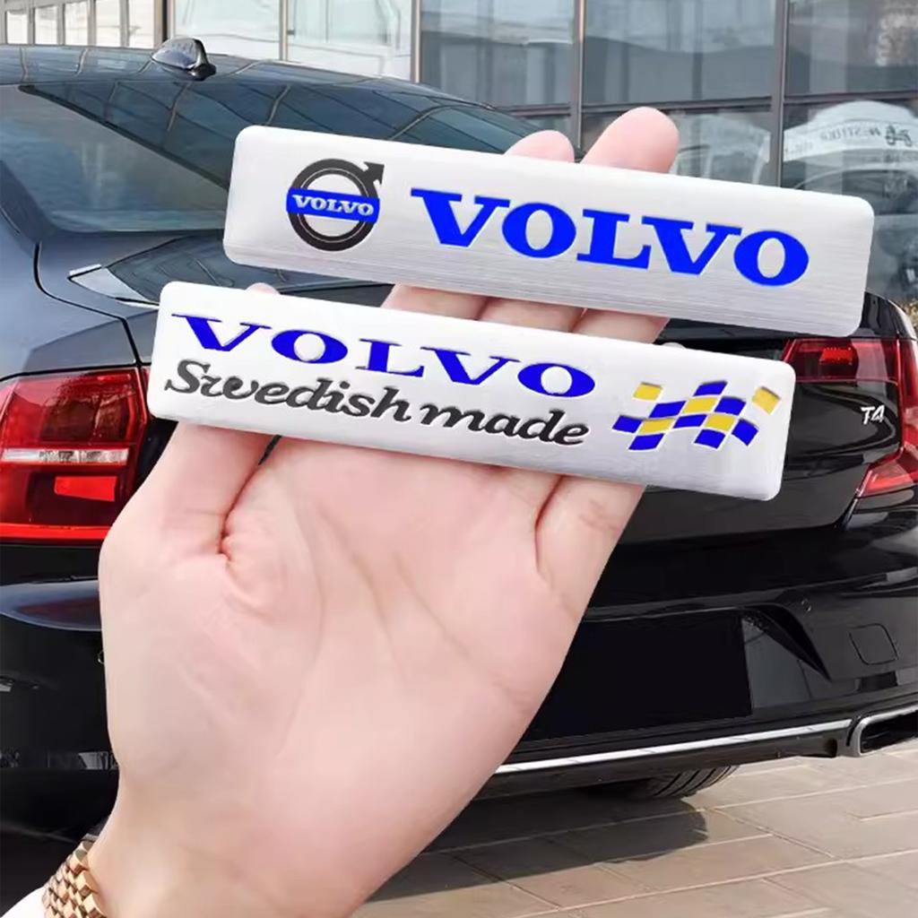 3D Emblem Sticker Logo Car Fender Badge Trunk Decal For Volvo ES90 EC40 EX40 EM90 XC90 V90 V60 XC60 V40 S80 S60 S90 XC40 XC70
