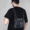 Мужская нагрудная сумка с несколькими карманами, сумка-мессенджер кроссбоди из ткани Оксфорд на молнии, мужская сумка-жилет