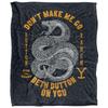 Yellowstone Silky Snake Beth Dutton Supersoft Blanket