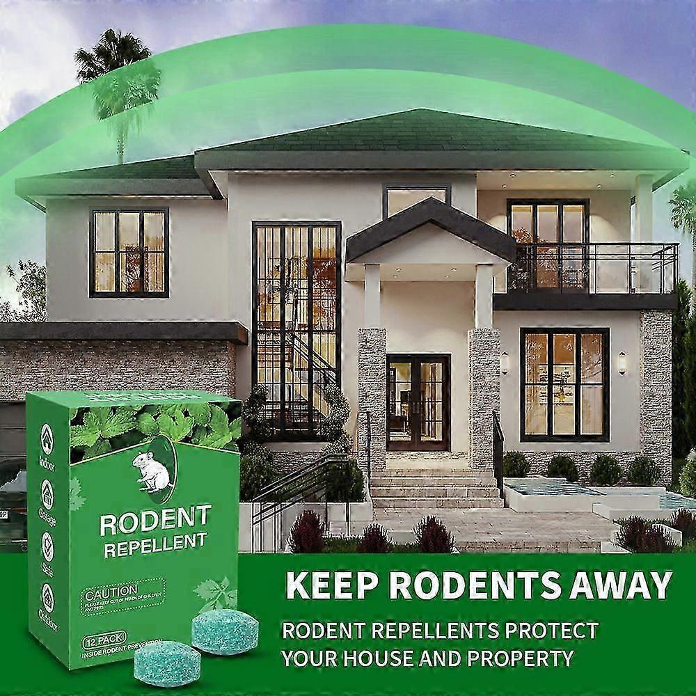 12 Pack Mole Repellent for Lawn Garden Yard Outdoor Mouse Groundhog Gopher Vole Armadillo Repellent