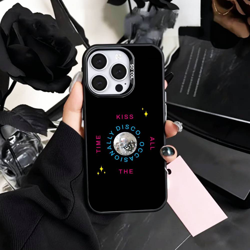 H-Гарри Целует Все Время S-Стиль Чехол Для Телефона Для iPhone17,16,15,14,13,12,11 Plus,Pro Max Цветной Посеребренный Внутренний Чехол