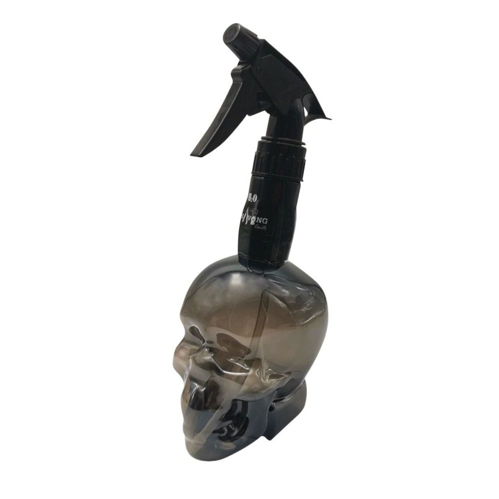 Лейка с рисунком черепа и головы, большая емкость, многоразовые бутылки для парикмахера