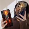 Светящаяся голова льва для Samsung A03 Core A 04 05 06 12 14 15 16 22 23 Galaxy A25 26 4G 34 35 52 53 56 71 73 90 5G мягкий чехол для телефона