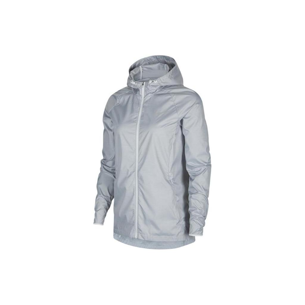 Nike Solid Color Zip-Up Long Sleeve Hooded Jacket Women Jackets Blue BQ5938-043