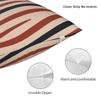 Zebra Animal Print Terracotta And Navy Pillowcase Cushion Comfort Throw Pillow Sofa Decorative Cushions Used for Home Bedroom