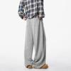 Spring and Autumn Men's New All-match Pleated Wide Leg High Street Vintage Casual Embroidered Sweatpants
