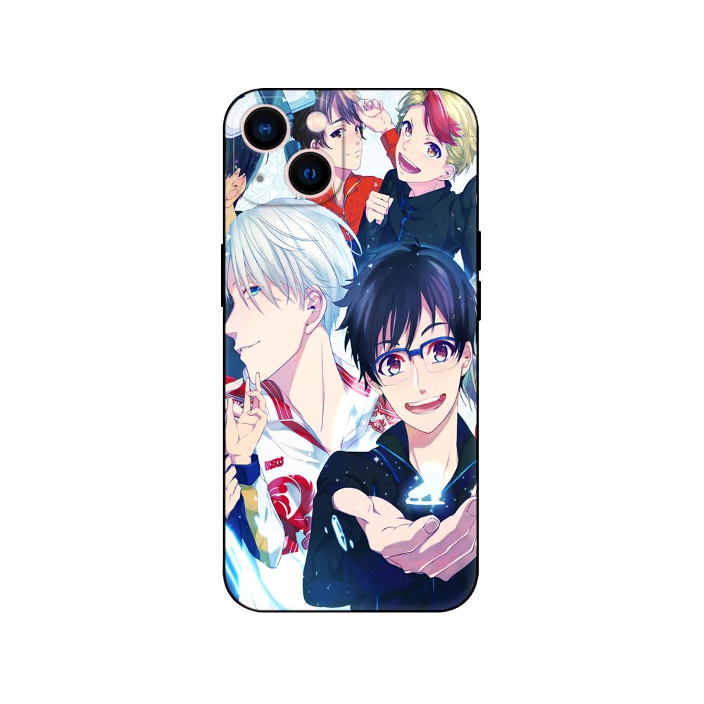 Черный чехол из ТПУ для Samsung galaxy S22 S20 S21 FE PLUS ultra+S10 E lite задняя крышка yuri on ice history maker