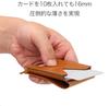 Thin Card Case Buttero Leather Edition Made In Japan Camel [Abrasas]
