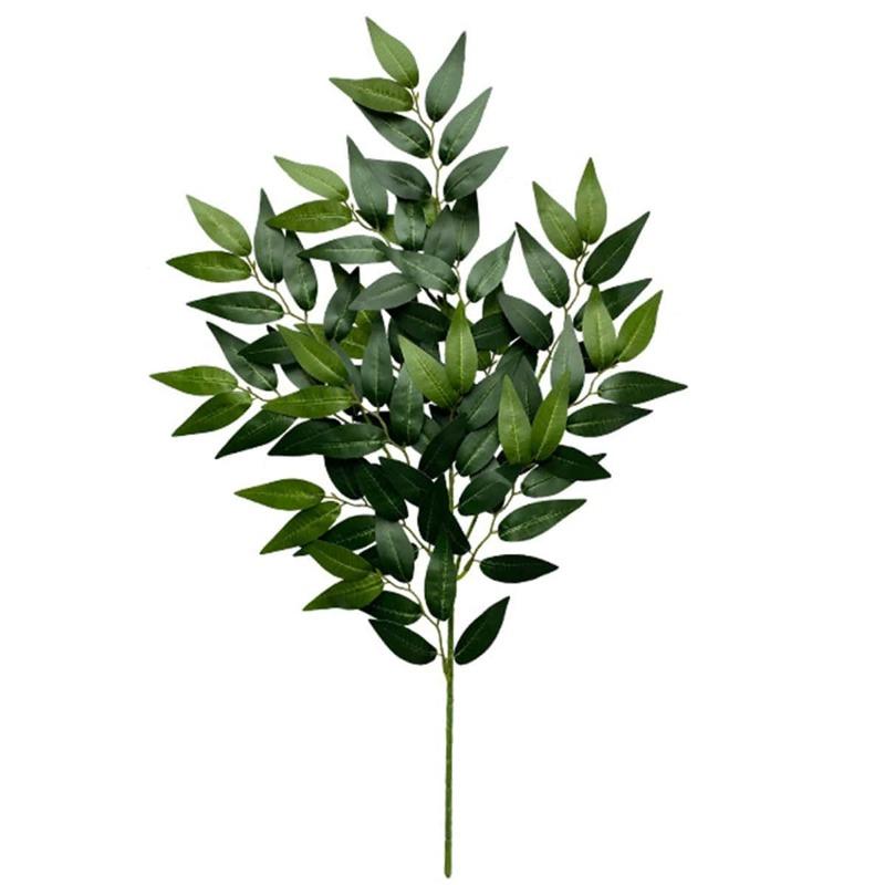 2 шт. искусственные зеленые листья, ветки, зеленое растение для свадебной арки, букет, наполнитель стола, центральные предметы, домашний декор