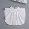 Ruffles Stand Detachable Collar for Women Fake Collar Removable Sweater Blouse Top Decorative Faux Cols Neckwear False Collar