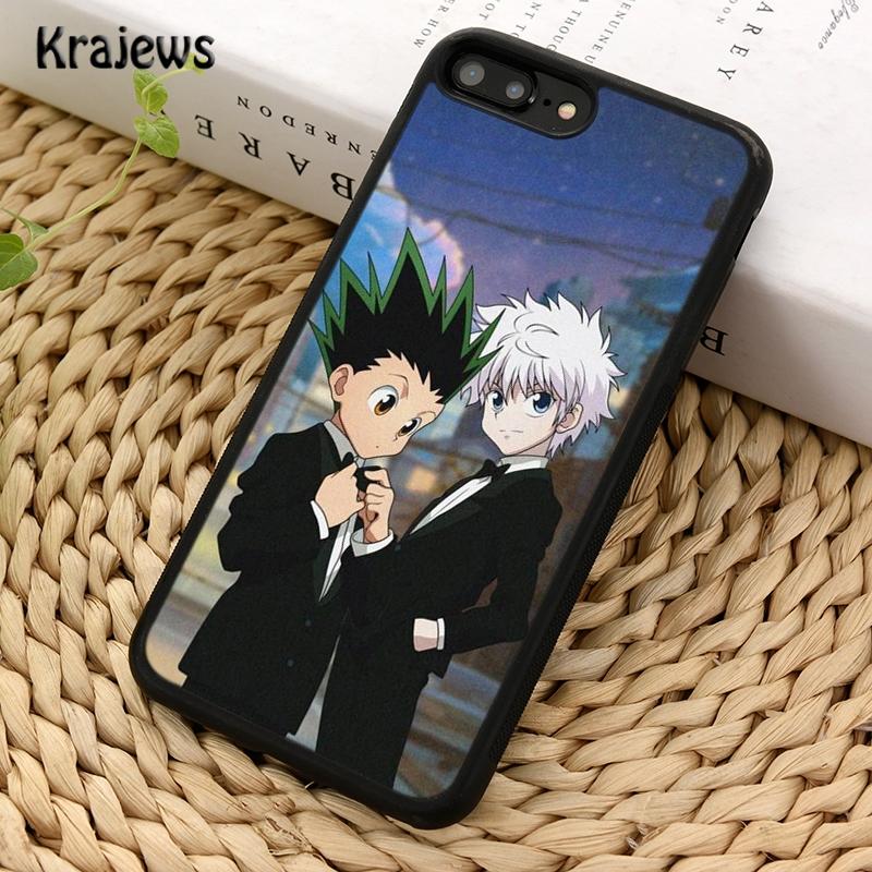 Чехол для телефона Krajews Killua Gon Hunter X Hunter для iPhone 14 5 SE 6s 7 8 plus 11 12 13 pro X XR XS max Samsung S21 S22ultra