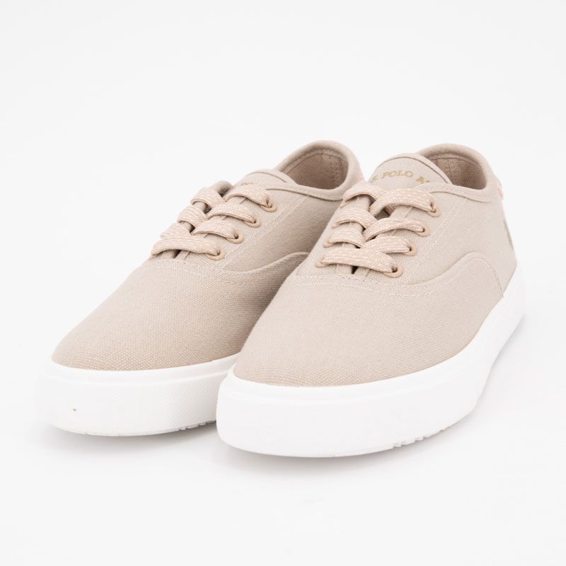 Женские парусиновые кроссовки Marew на шнуровке с белой подошвой от US POLO