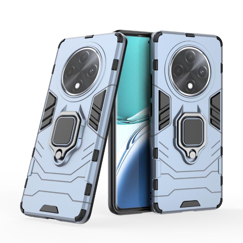 Для OPPO A3 Pro 5G задняя крышка телефона чехол противоударный броня против падения металлический держатель кольца магнитный защитный чехол Funda Coque