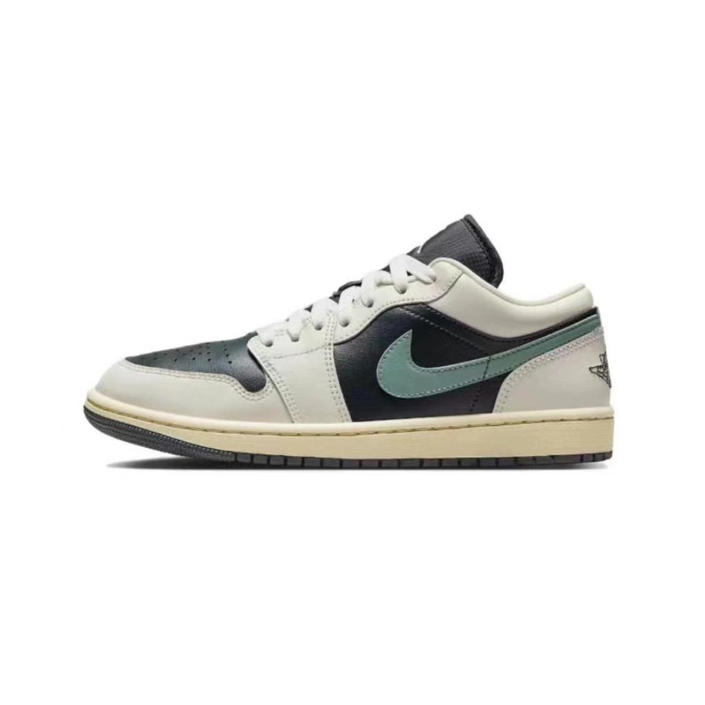 Jordan Air Jordan 1 Нескользящее покрытие Низкие винтажные баскетбольные кроссовки Женские Розово-коричневые DC0774-001(Команда59-)