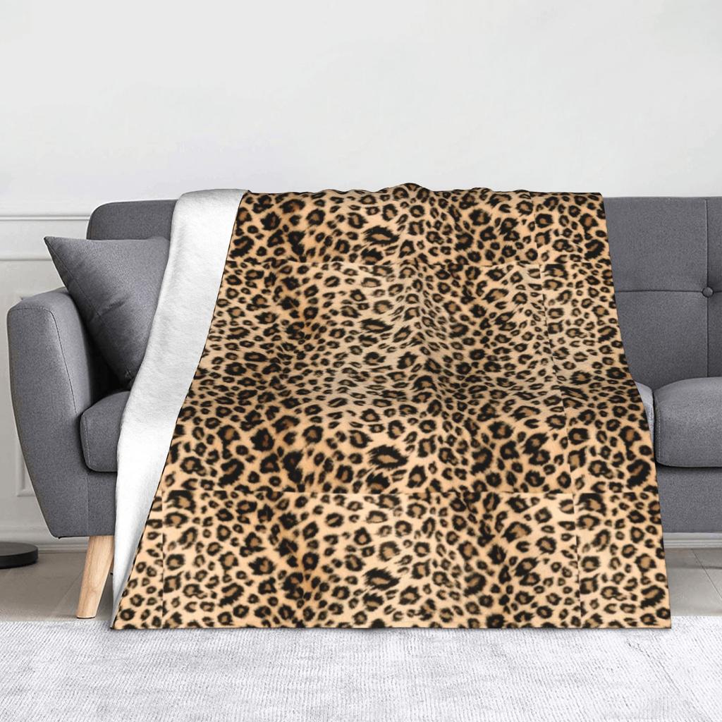 Черно-белый плед с рисунком снежного барса, флисовый, осенний, многофункциональный, мягкий, для дивана, кровати