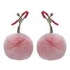 Pompom Anal Plug & Nipple Clamps - Unisex SM Training Toy with Lighted Plug