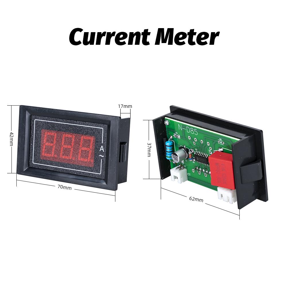 0.56'' Digital Voltmeter Ammeter AC 0-100A AC60-500V LED Display Voltage Current Meters Tester Detector