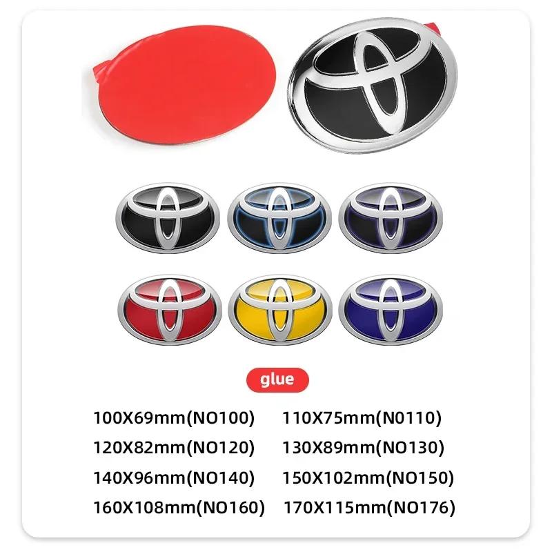 Автомобильный передний значок на капот, задний значок на багажник, логотип на руль для toyota RAV4 Camry yaris CHR LEVIN Vios REIZ