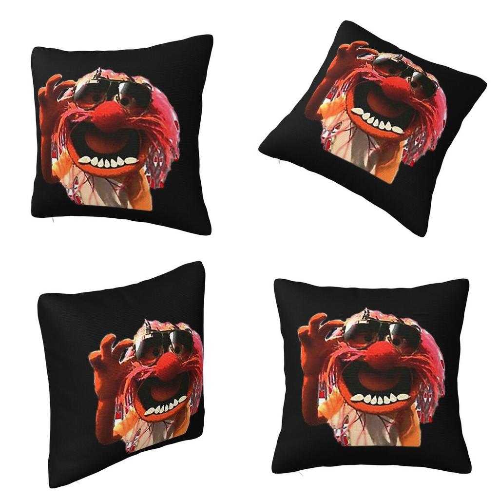 Animal Drummer Square Pillowcase Cushion Cover Decorative Pillow Case Throw Pillow Cover for Home Bedroom Car