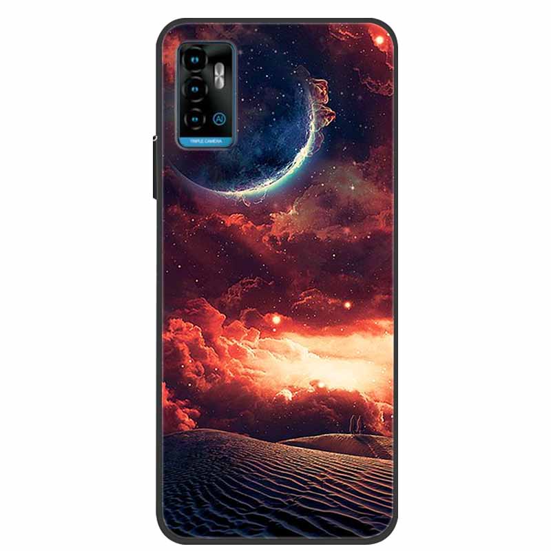 Для ZTE Blade A71 Чехол Силиконовая Задняя Крышка Чехол для Телефона Для ZTE Blade A71 Мягкие Чехлы для ZTE BladeA71 A 71 2021 Защитный Бампер