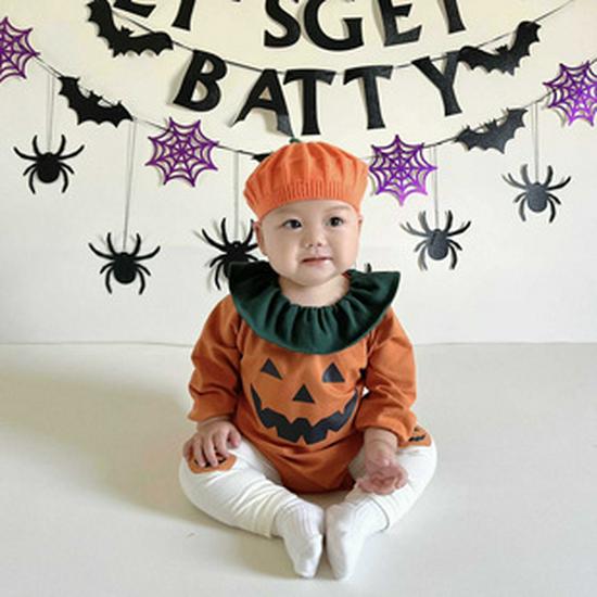 Korean-Style Baby Summer Waffle Lace Romper Jumpsuit - Children's Crawling Outfit