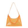 2025 Summer New Fashion Women's Bags Ins Small Fresh Jelly Bag Solid Color Transparent Women's Armpit Bag Small Shoulder
