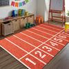 Football Carpet Interesting Sports Noise Scene Design Machine Anti-slip Printing Washable Reduction Playing Football