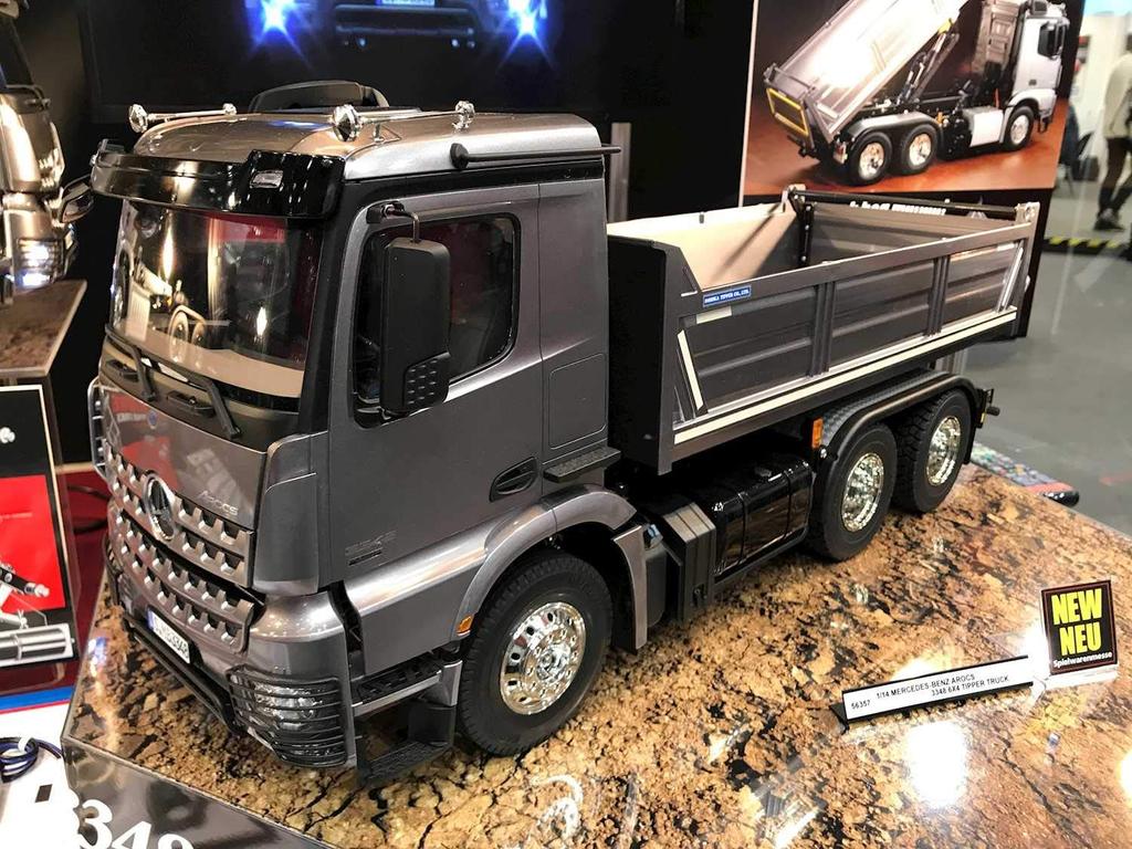 Tamiya Электрический радиоуправляемый большой грузовик серии Arocs 3348 самосвал 300056357 1/14 № 57 Mercedes-Benz 6×4