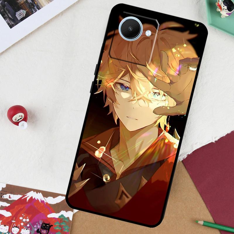 Чехол Genshin Impact Тарталья для Realme 13 Pro Plus 14 12 10 11 GT 6 5 6T GT7 Pro C51 C21Y C25S C75 C67 C61 C53 C55