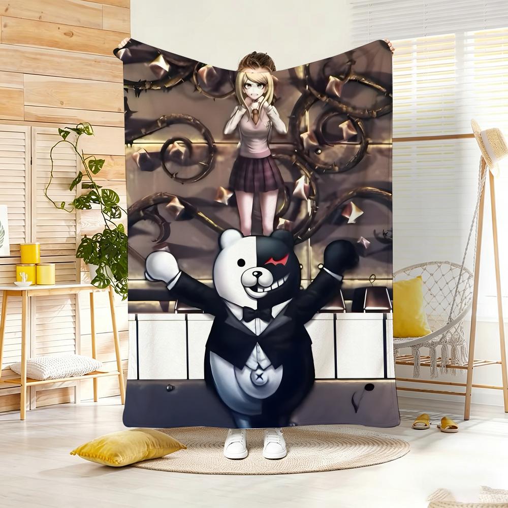 Аниме D-DanganronpaS Мягкое теплое плед-одеяло для спальни гостиной кровати путешествий кемпинга пикника Подарок