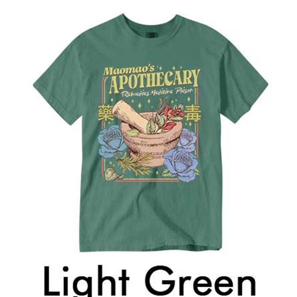 Винтажная рубашка унисекс от Maos Apothecary Kawaii Comfort, Темная академия, Книжная, Ведьминская, Аниме, Литературная, Унисекс топ, Уличная одежда