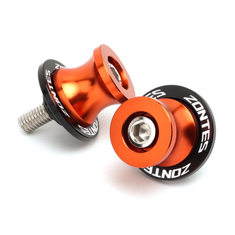 For Zontes ZT310X 310T 310V ZT310R 310R G1 125 ZT125 ZT Swingarm Spools Slider Stand Screws Bolts CNC 8MM Motorcycle Accessories